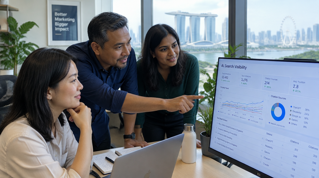 AI Search Visibility Metrics Dashboard Singapore